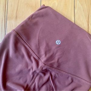 Lululemon High Rise Align Pant 25” Size 0